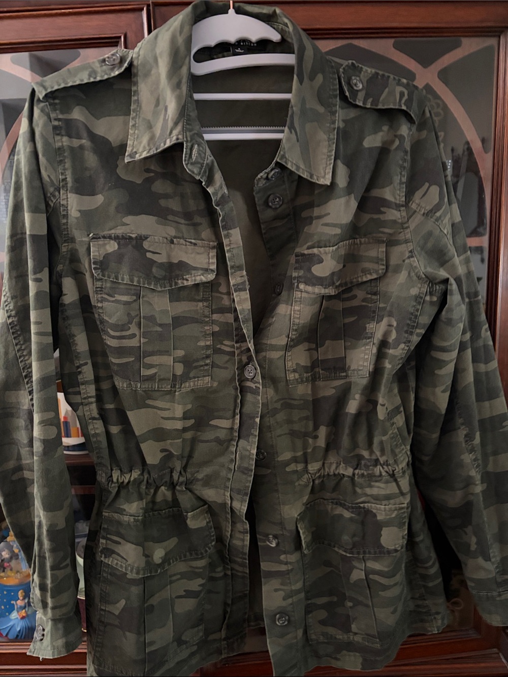 Buffalo David Bitton Olive Camo Utility Jacket